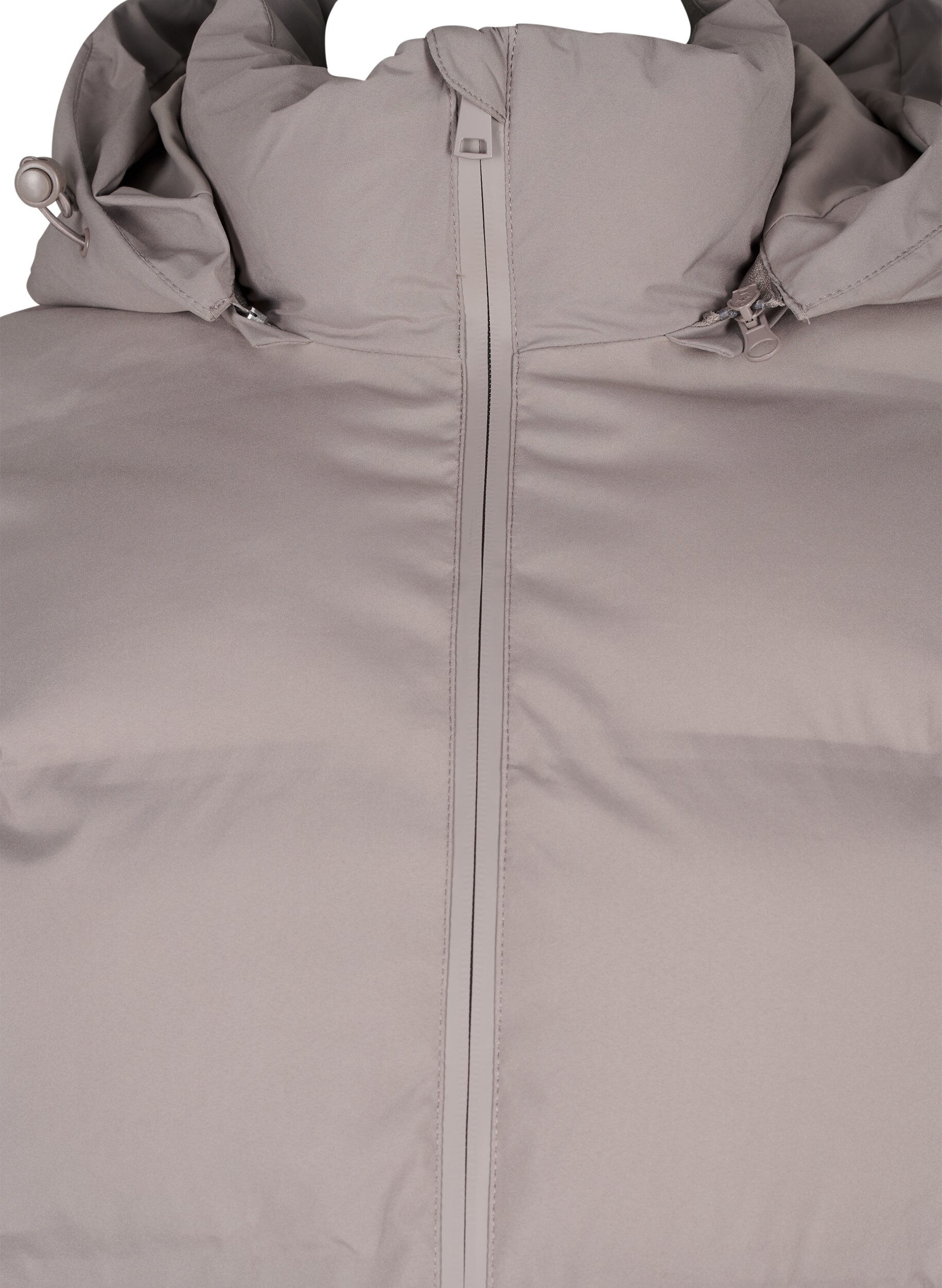 Zizzi Kr&oacute;tka kurtka puchowa z kapturem, Beżowy, Packshot image number 2