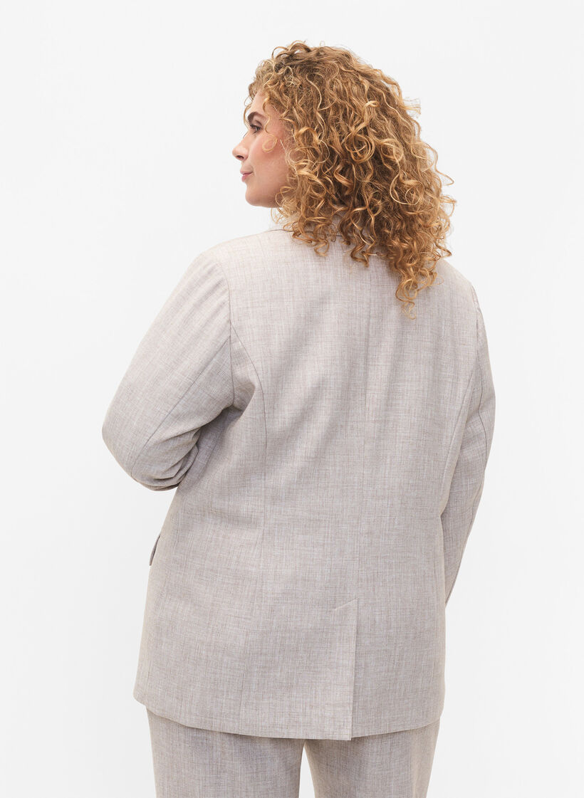 Melanzowa marynarka z guzikami, String, Model image number 1