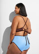 Odwrotne doly bikini z regulowana talia, Brązowy, Model image number 1