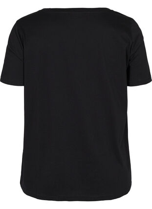 Sportowa koszulka z nadrukiem, Black w. Raise, Packshot image number 1