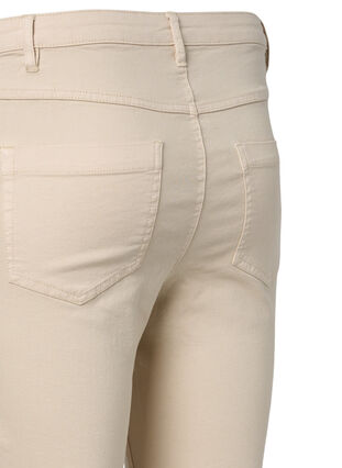 Bardzo waskie jeansy Amy z wysokim stanem, Oatmeal, Packshot image number 3