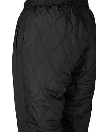 Pikowane spodnie termoaktywne, Black, Packshot image number 3