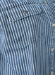 Koszula dzinsowa w paski z kieszeniami na piersi, Light B.Denim Stripe, Packshot image number 2