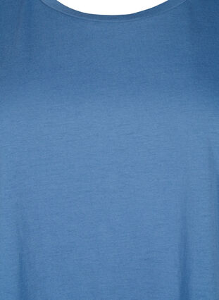 T-shirt z krótkim rekawem z mieszanki bawelny, Moonlight Blue, Packshot image number 2