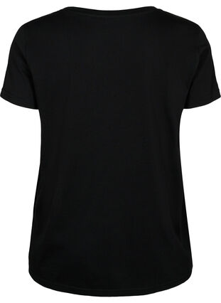 Sportowa koszulka z nadrukiem, Black w. Too Legit , Packshot image number 1