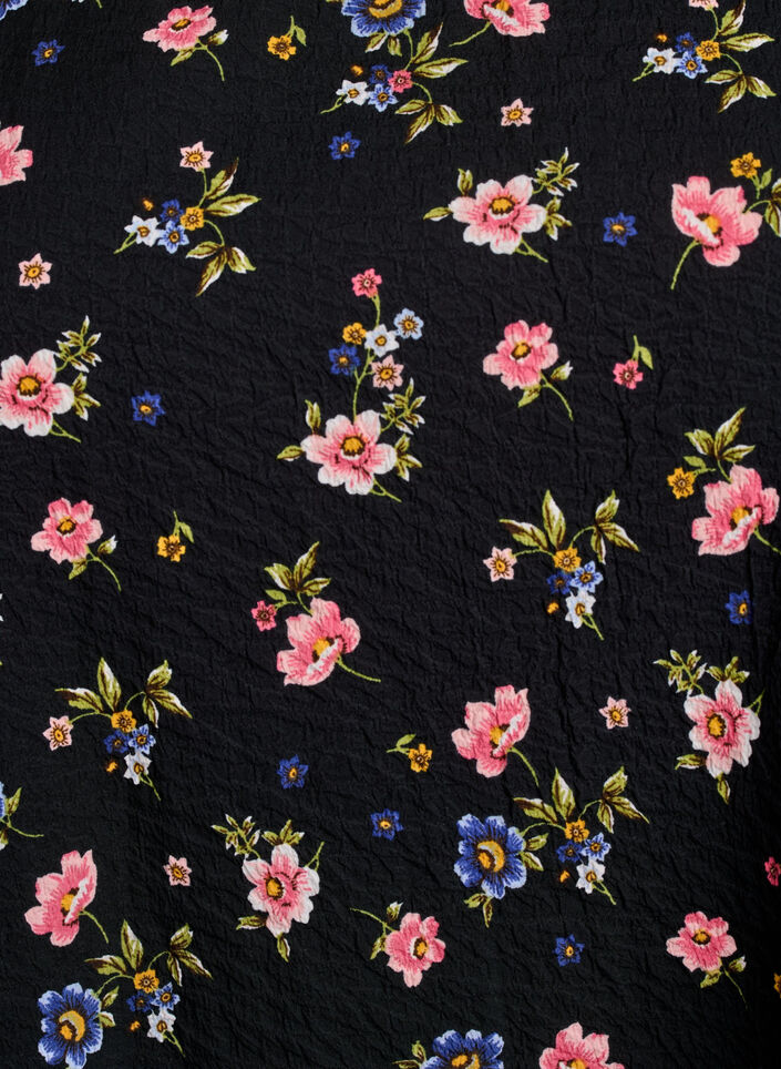 FLASH - Top bez rekawów z tekstura, Czarne, Packshot image number 2