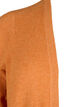 Dzianinowy kardigan w prazki z kieszeniami, Pomarańczowy, Packshot image number 2
