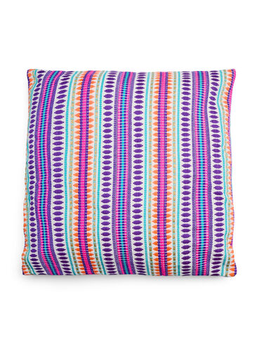 Poszewka na poduszke z kolorowym wzorem, Purple Comb, Packshot image number 0