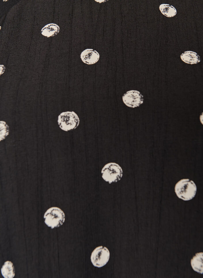 Kr&oacute;tkiej wiskozowej sukienki z balonowymi rekawami, 9990, Packshot image number 2