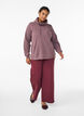 Bluza z wysokim kolnierzem i kieszeniami, Czerwony, Model image number 1