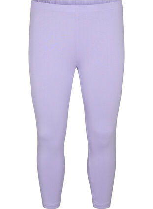 3/4-length wiskozowe legginsy w stylu basic, Lavender, Packshot image number 0