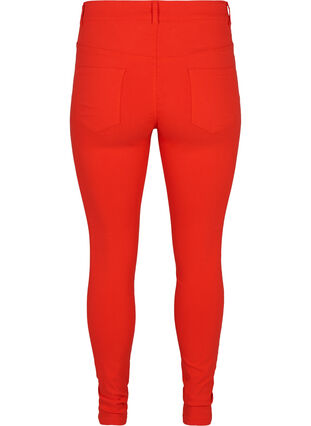 Spodnie o waskim kroju z kieszeniami, Flame Scarlet, Packshot image number 1