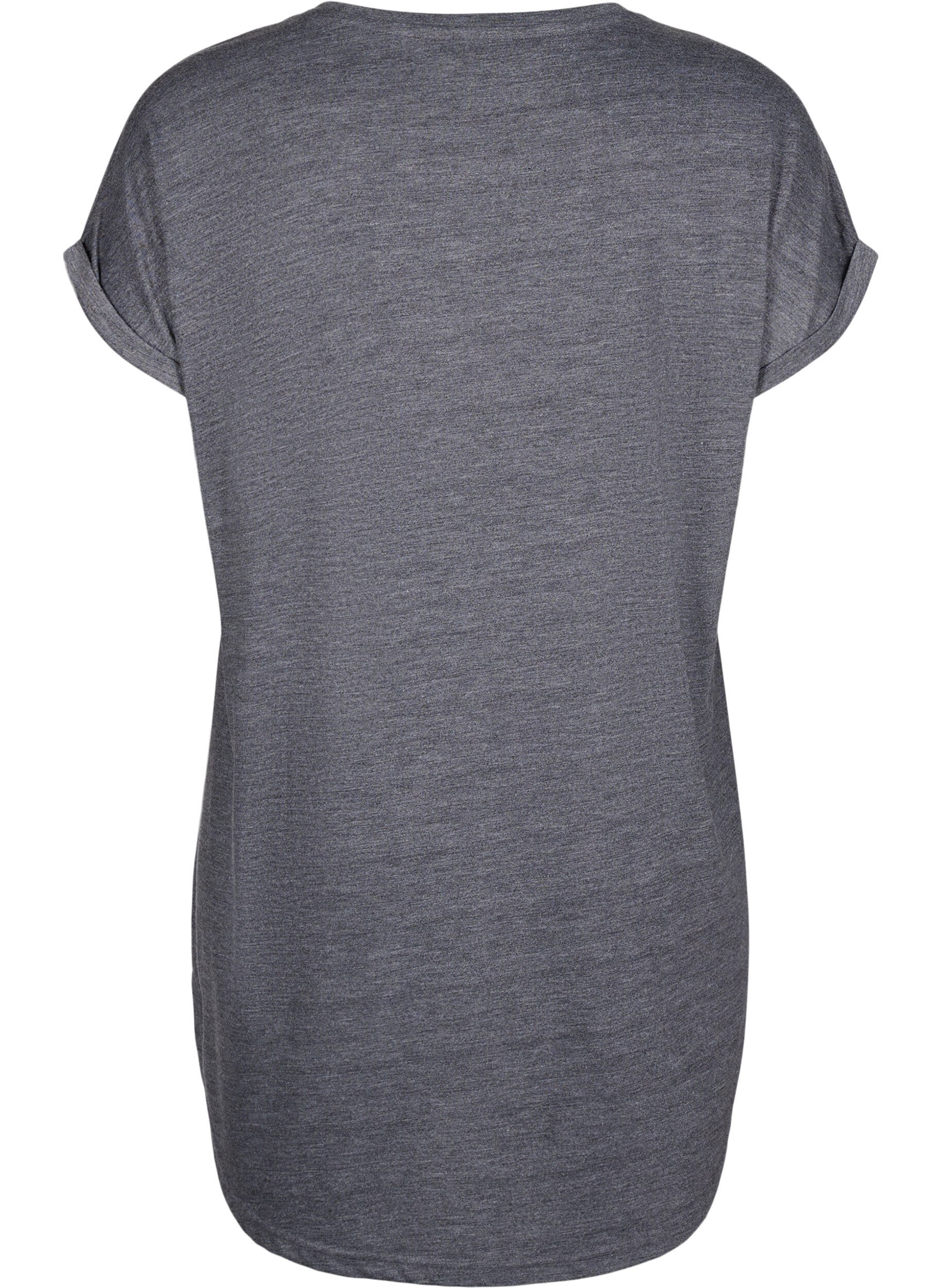 ZizziKoszula nocna z kr&oacute;tkim rekawem i nadrukiem tekstowym, , Packshot image number 1