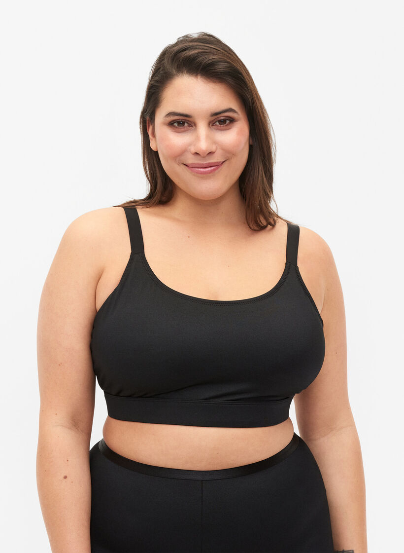 Góra od bikini z wyjmowanymi wkladkami, Black, Model image number 0