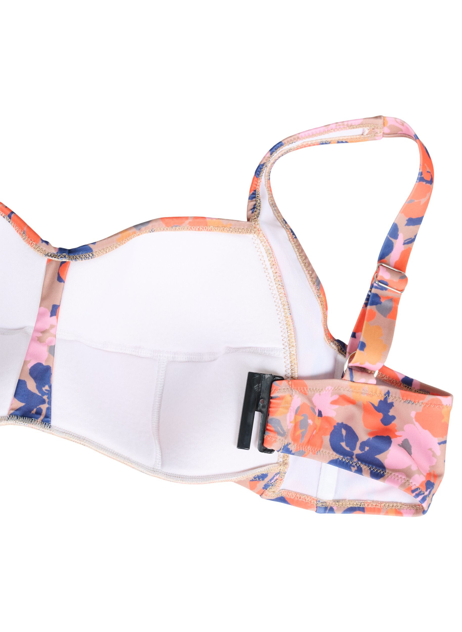 Zizzi G&oacute;ra od bikini z nadrukiem, Retro Flower, Packshot image number 3