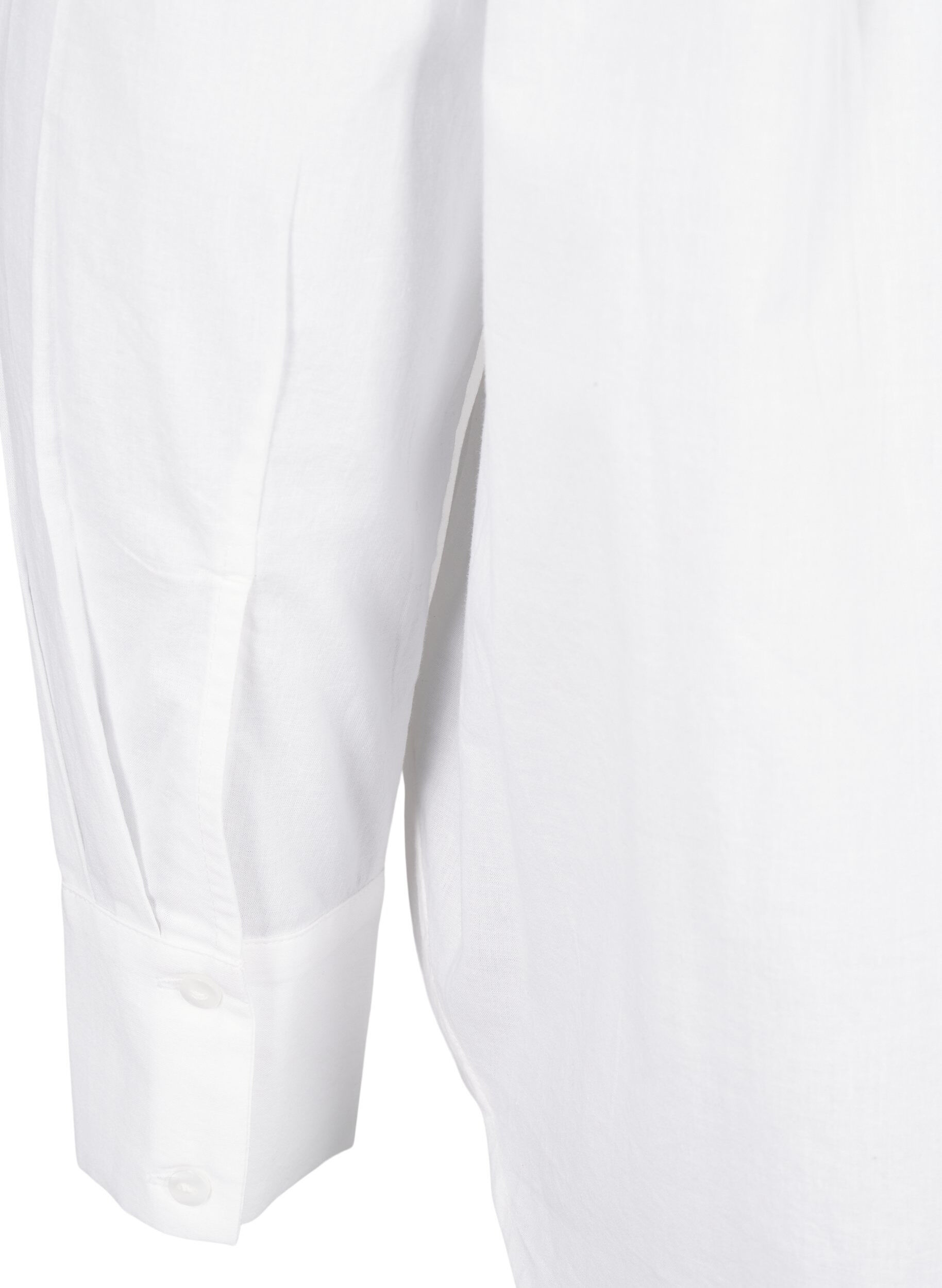 Zizzi Klasyczna koszula z wyszytymi sercami, Bright Wh.W. Blue H., Packshot image number 4