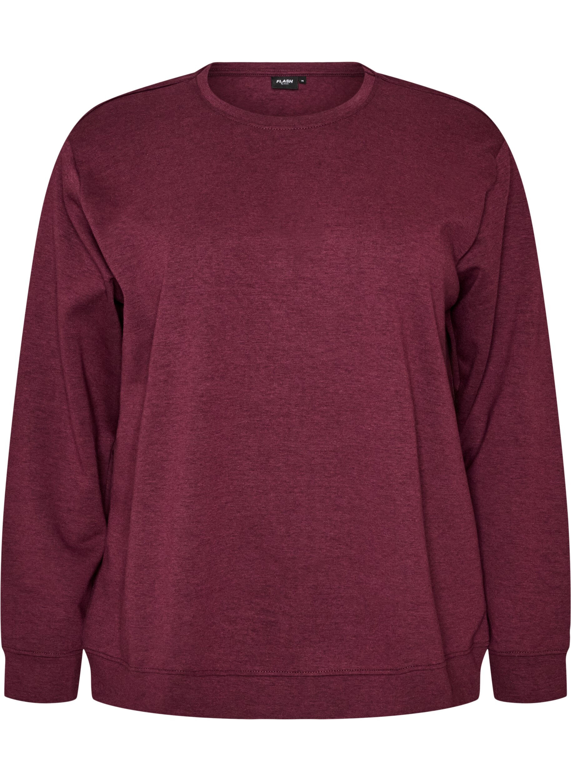 ZizziBluza z okraglym dekoltem, Czerwony, Packshot image number 0