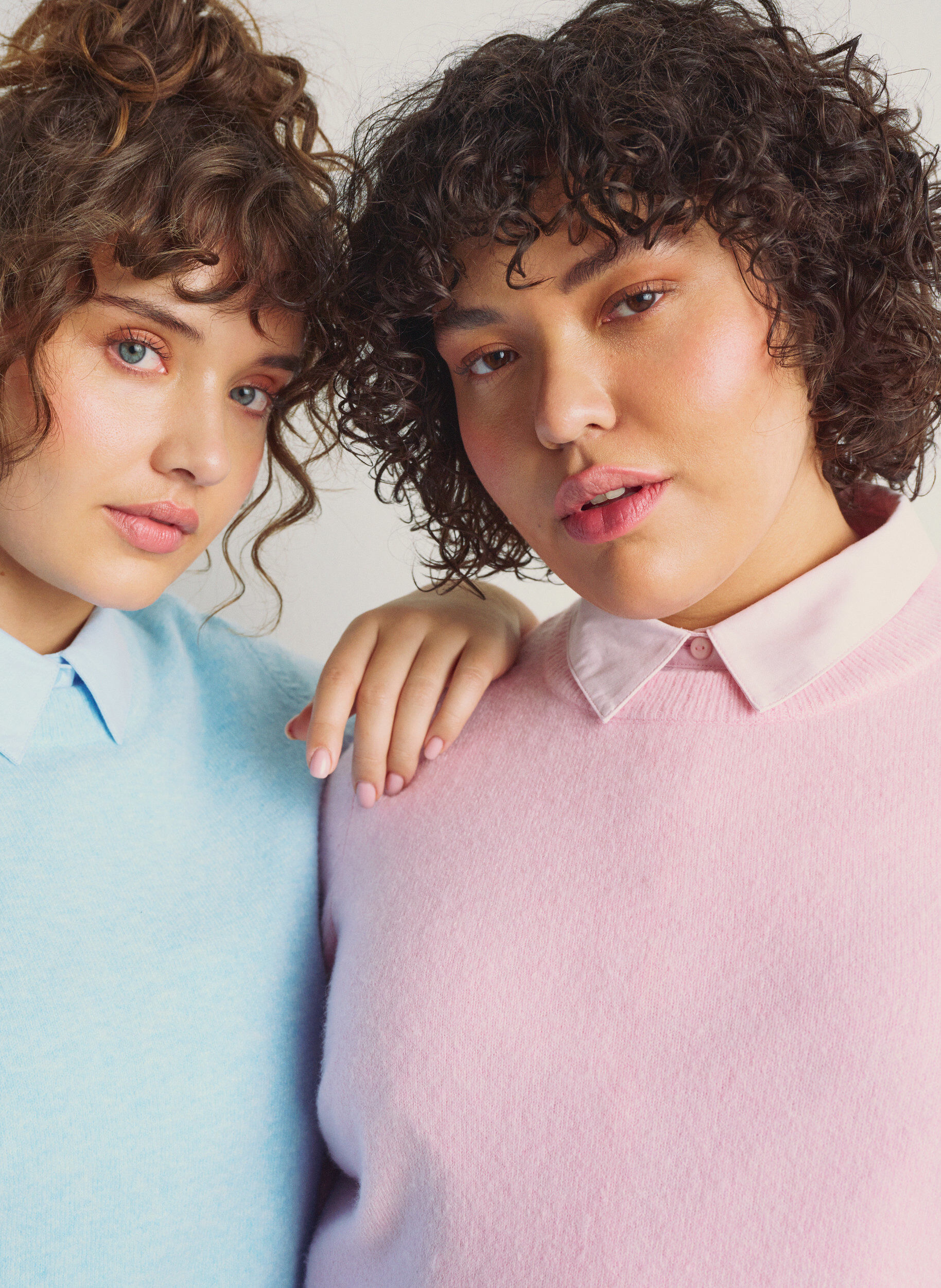 Zizzi Bluzka dzianinowa z kr&oacute;tkim rekawem, R&oacute;żowy, Image image number 0