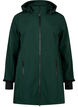 Kurtka softshell z odpinanym kapturem, Zielony, Packshot image number 0
