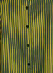 Luzna koszula w paski z rekawami 3/4, Zielony, Packshot image number 2