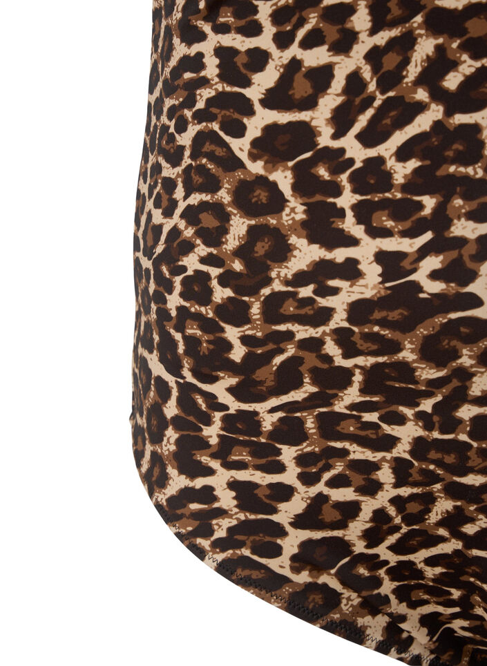 Strój kapielowy ze skrzyzowanymi plecami i wyjmowanymi wkladkami, Leopard Print, Packshot image number 3