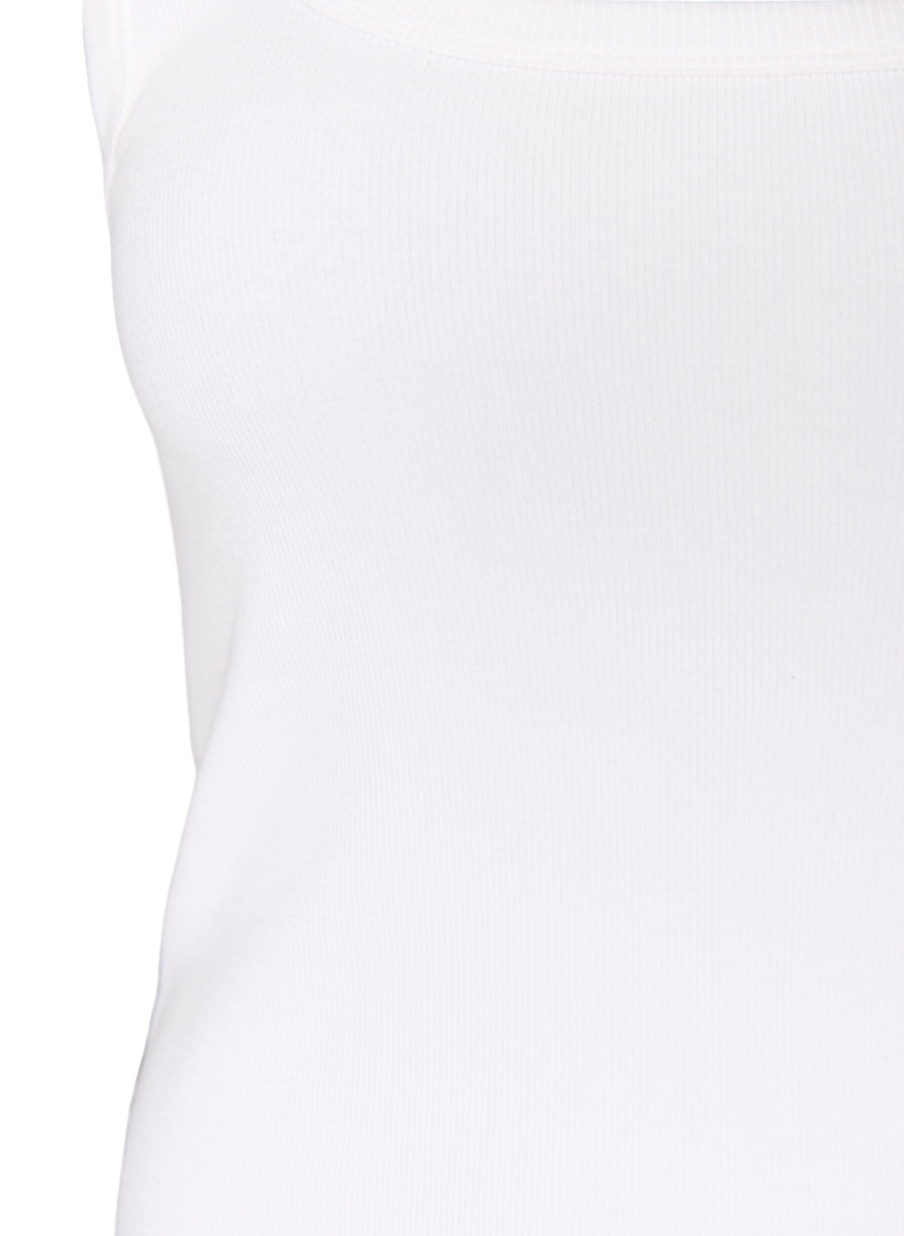 ZizziKoszulka na ramiaczkach z kwadratowym dekoltem, Biały, Packshot image number 2