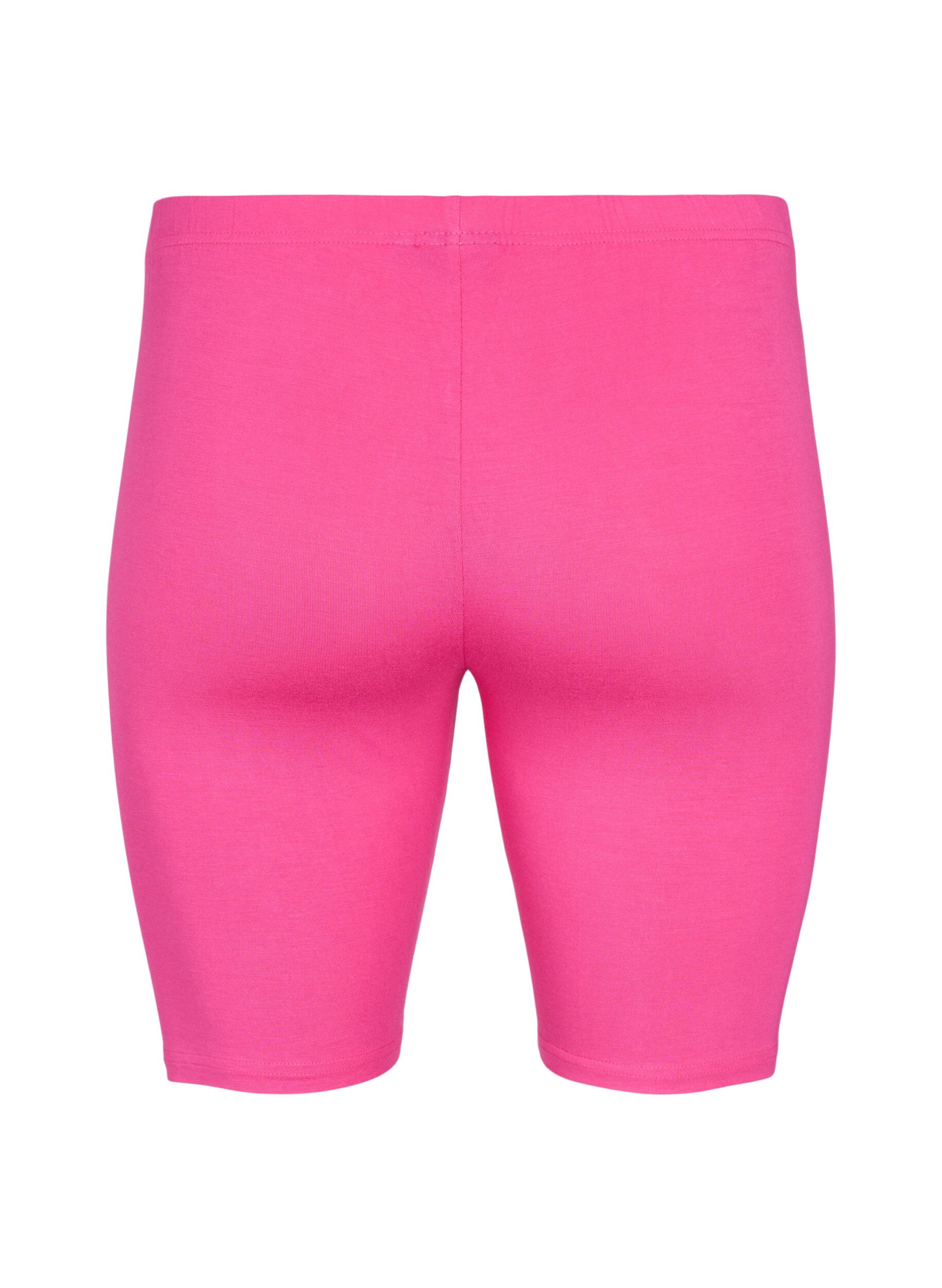 ZizziJednokolorowe szorty rowerowe typu basic, R&oacute;żowy, Packshot image number 1