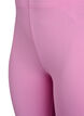 Legginsy 3/4 typu basic z wiskozy, R&oacute;żowy, Packshot image number 2