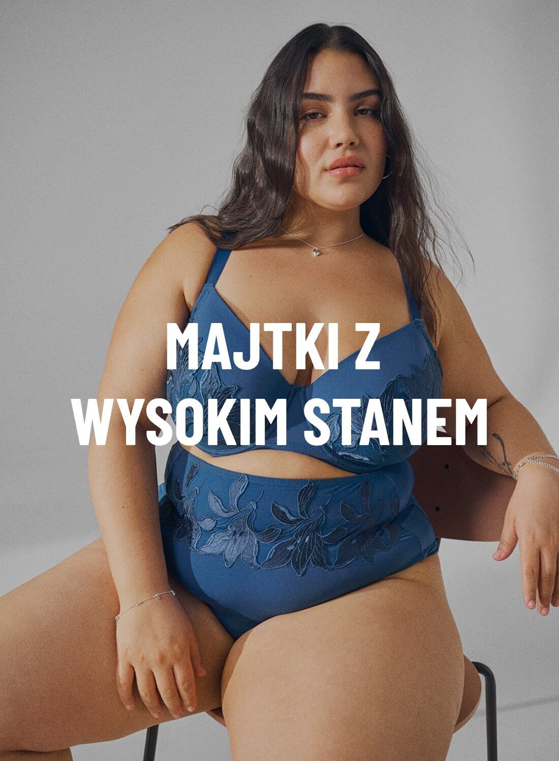 Majtki z wysokim stanem damskie plus size - Majtki z wysokim stanem w rozmiarze 40-64 - Zizzi